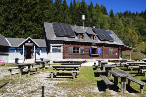 Die Eisenkappler Hütte am Hochobir