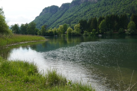 Der Linsendorfer See in der Gemeinde Gallizien