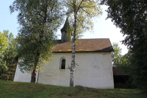 Kleine Filialkirche in Klopein am Römerweg, an der Wildgatter-Tour
